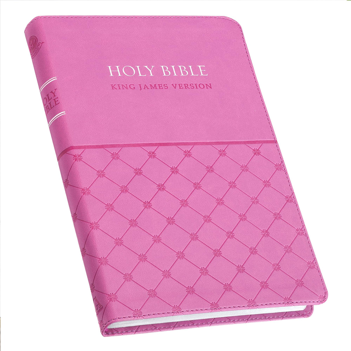 KJV Holy Bible, Gift Edition Faux Leather, King James Version, Pink (KJV Gift Editions)