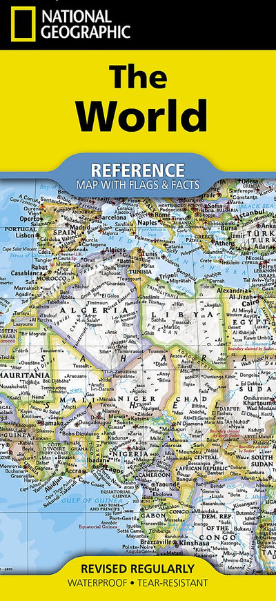 National Geographic World Map (folded with flags and facts) (National Geographic Reference Map)
