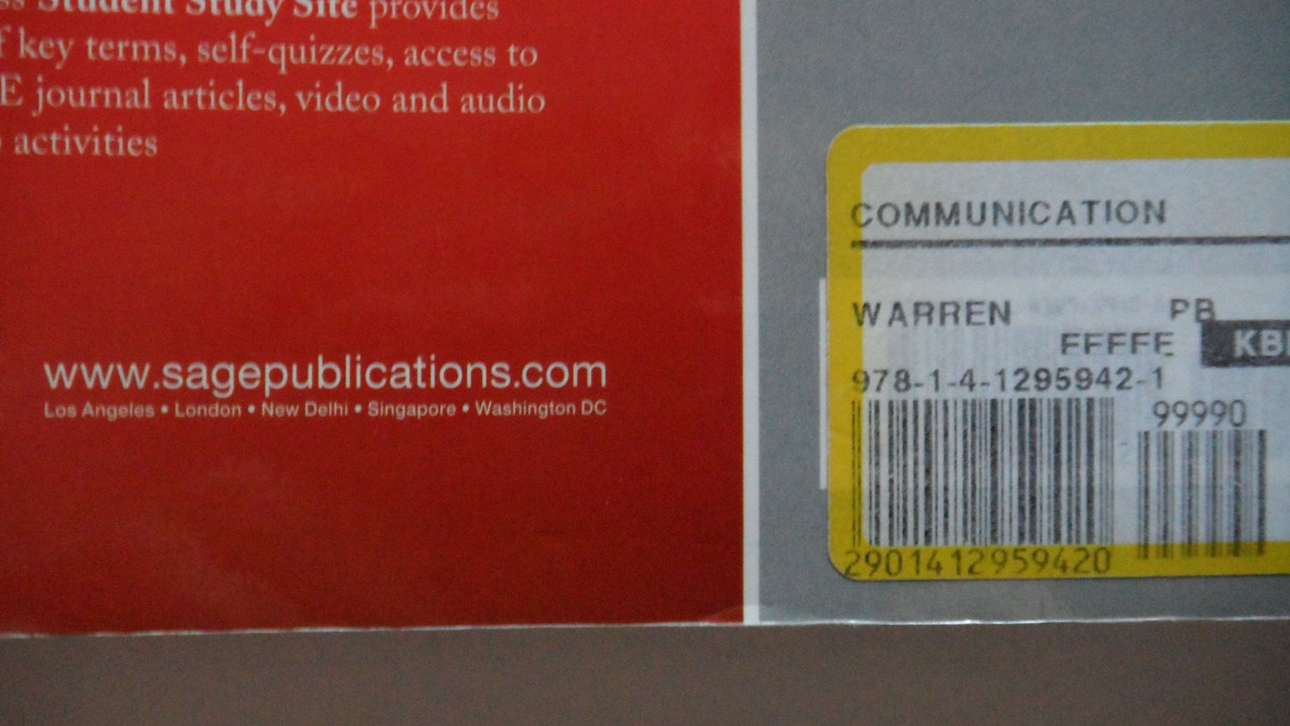 Communication: A Critical/Cultural Introduction