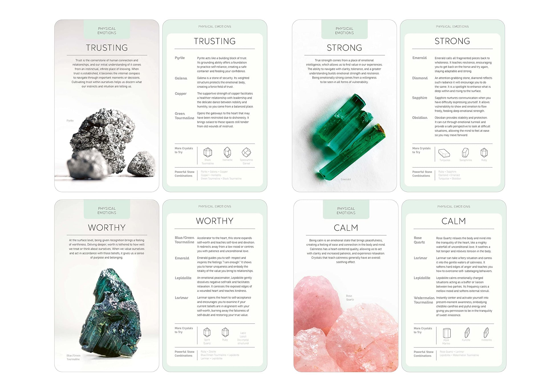 Mood Crystals Card Deck: Find the right crystal for every emotion in 50 cards