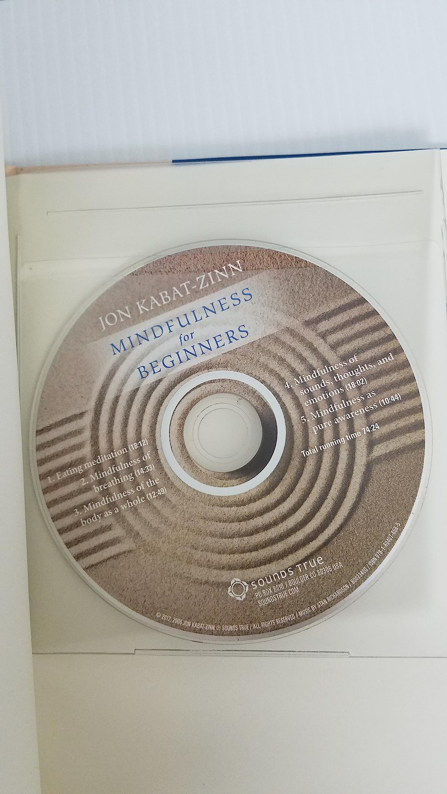 Mindfulness for Beginners: Reclaiming the Present Moment--an
