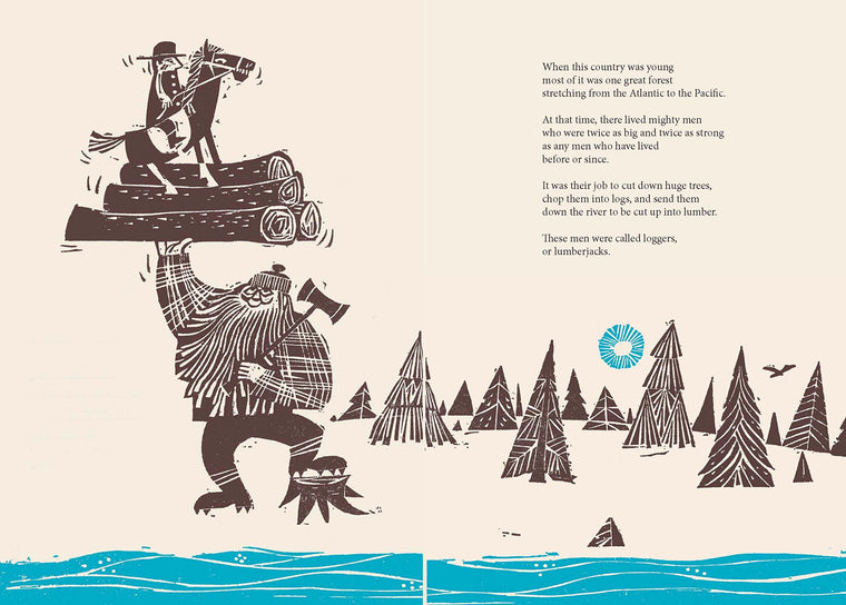 The Story of Paul Bunyan — back cover
