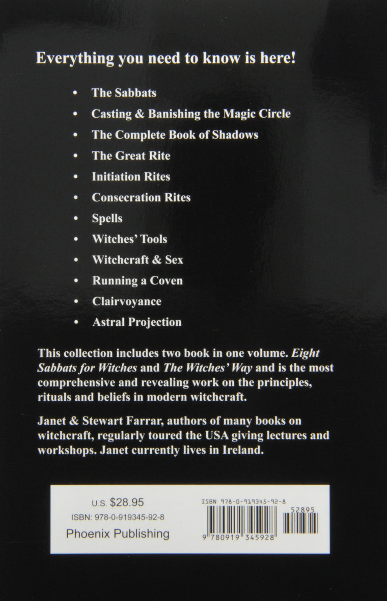 A Witches' Bible: The Complete Witches' Handbook — back cover
