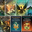 Percy Jackson and the Olympians Series 7 Books Set by Rick Riordan (The Lightning Thief, Sea of Monsters, Titan's Curse, Battle of the Labyrinth, Last ... of the Gods, Wrath of the Triple Goddess)