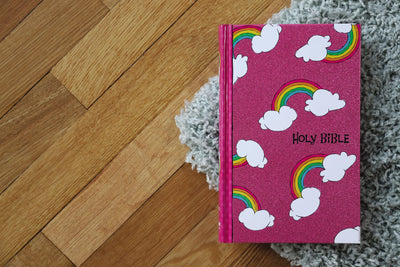 NIV, God's Rainbow Holy Bible, Hardcover, Comfort Print by Z