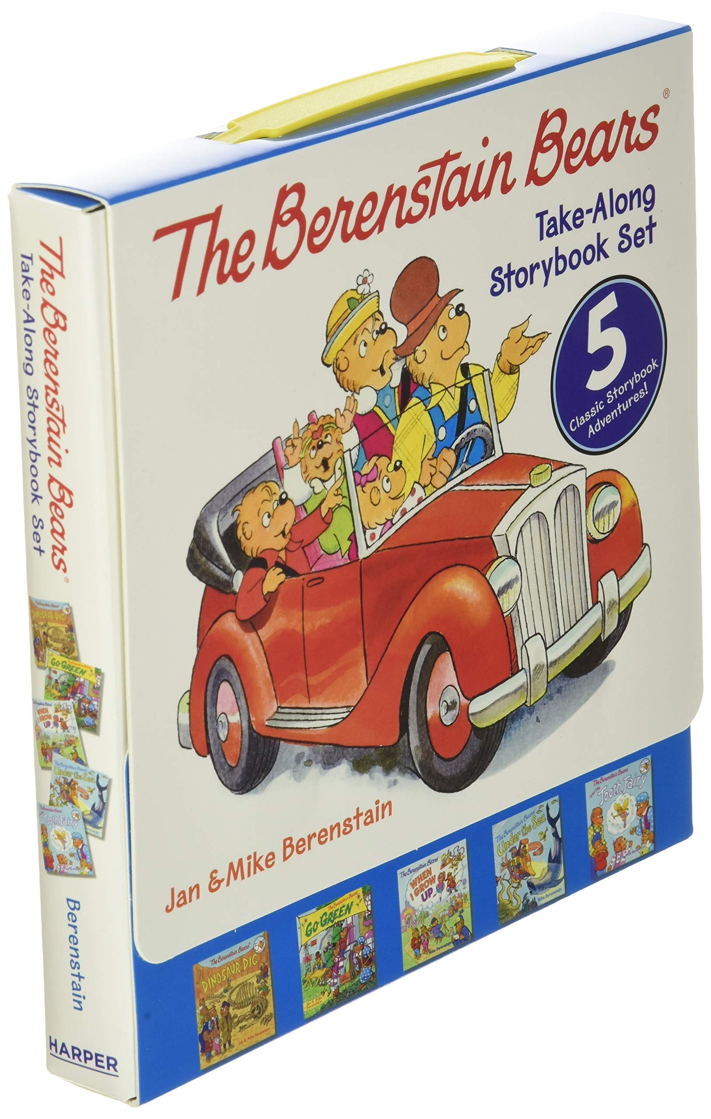 The Berenstain Bears Take-Along Storybook Set: Dinosaur Dig, Go Green, When I Grow Up, Under the Sea, The Tooth Fairy