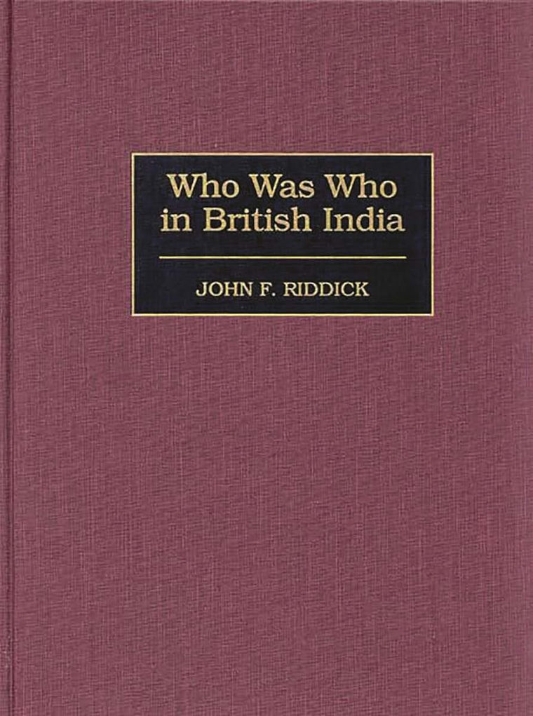 Who Was Who in British India