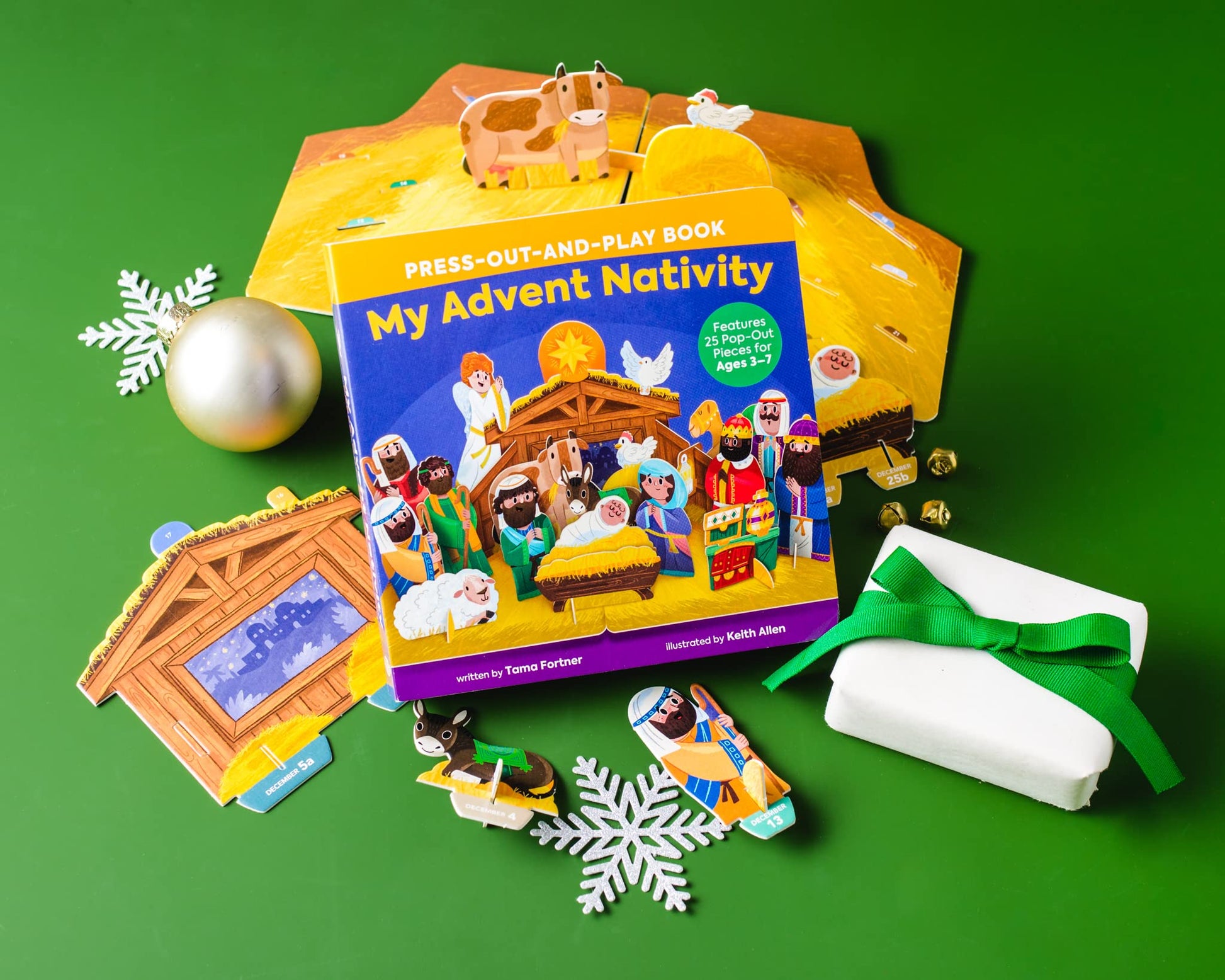 My Advent Nativity Press-Out-and-Play Book: Features 25 Pop-Out Pieces for Ages 3-7