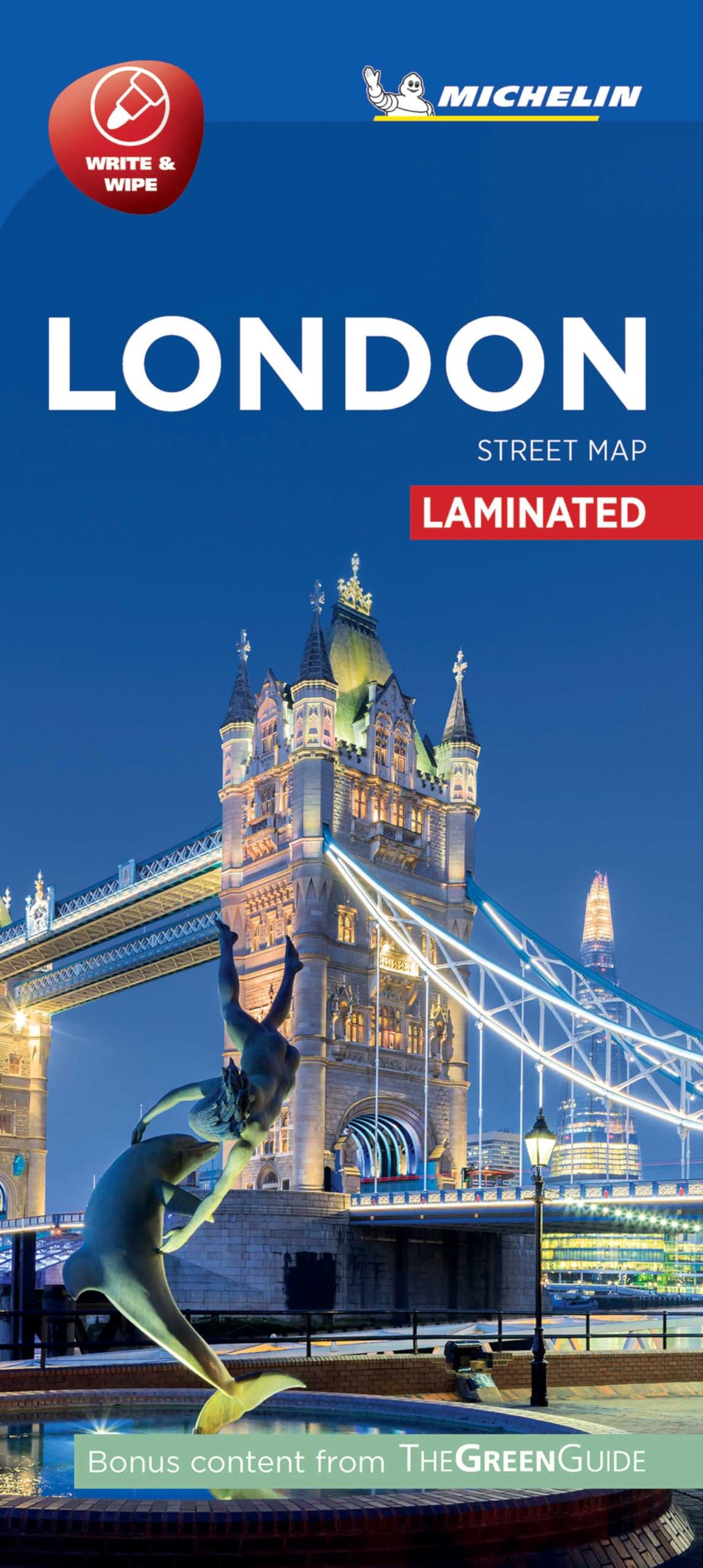 Michelin London City Map - Laminated (Michelin Write & Wipe)