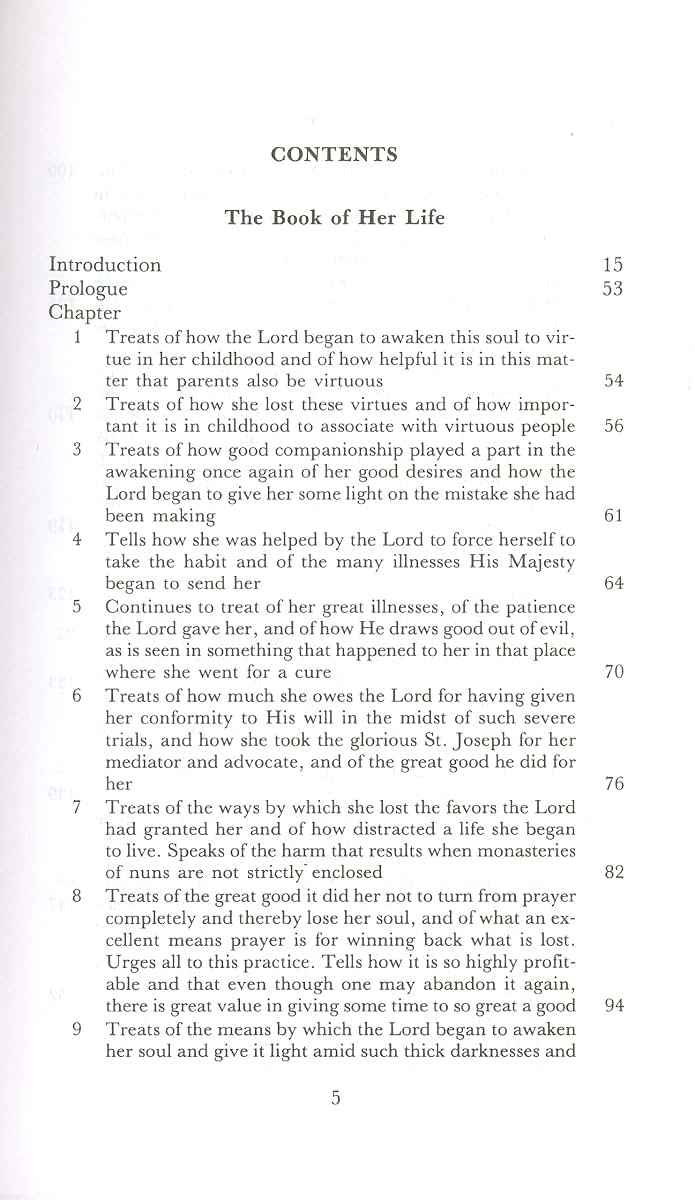 The Collected Works of St. Teresa of Avila, Vol. 1 (featurin