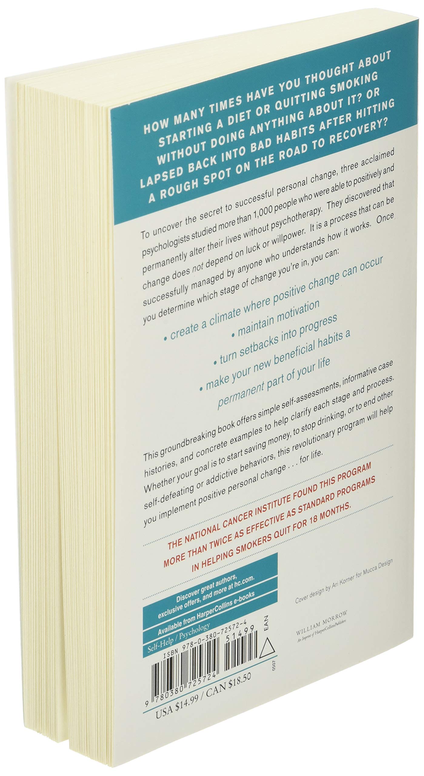 Changing for Good: A Revolutionary Six-Stage Program for Ove