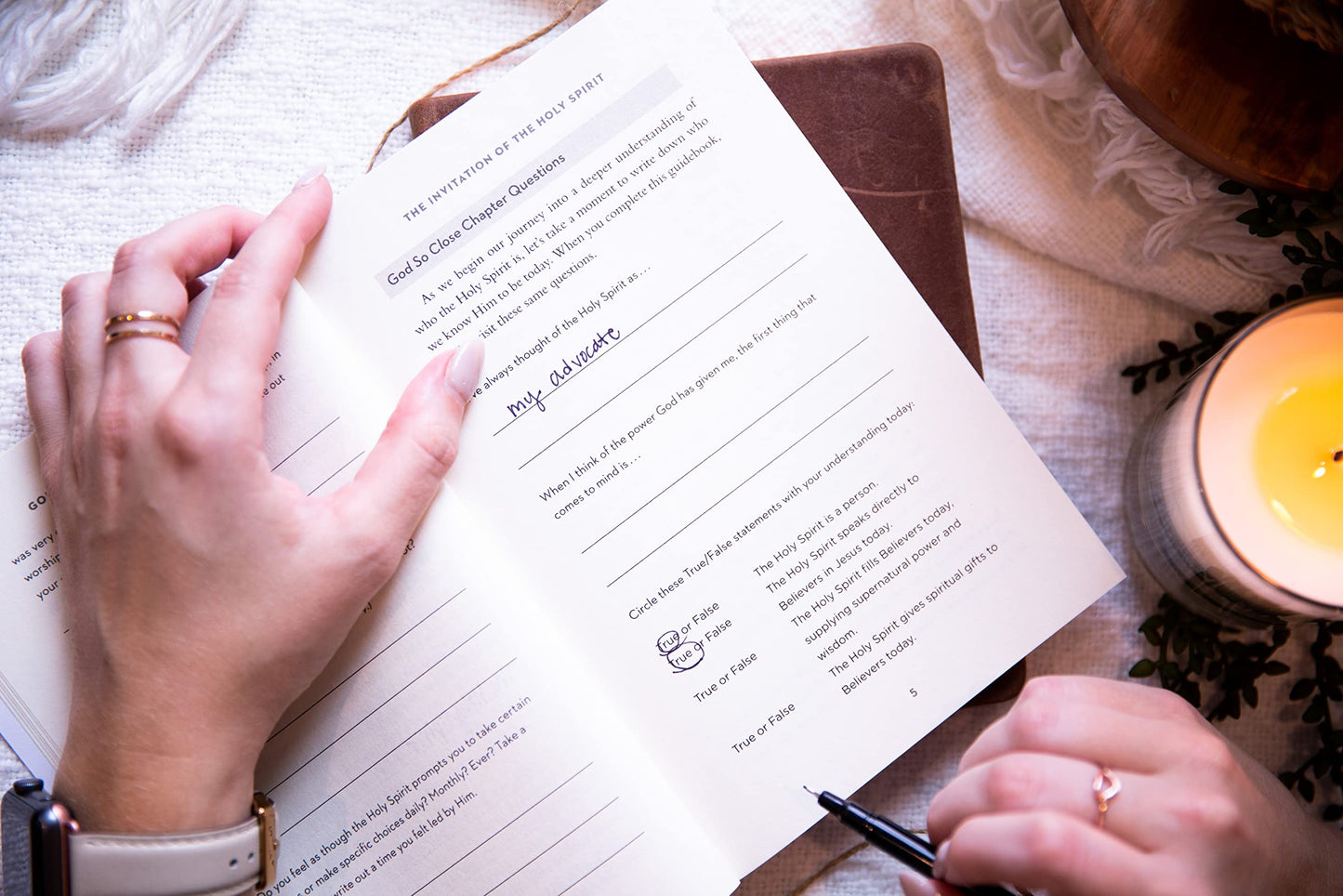 God So Close Interactive Guidebook: A Reflective Journey with the Holy Spirit