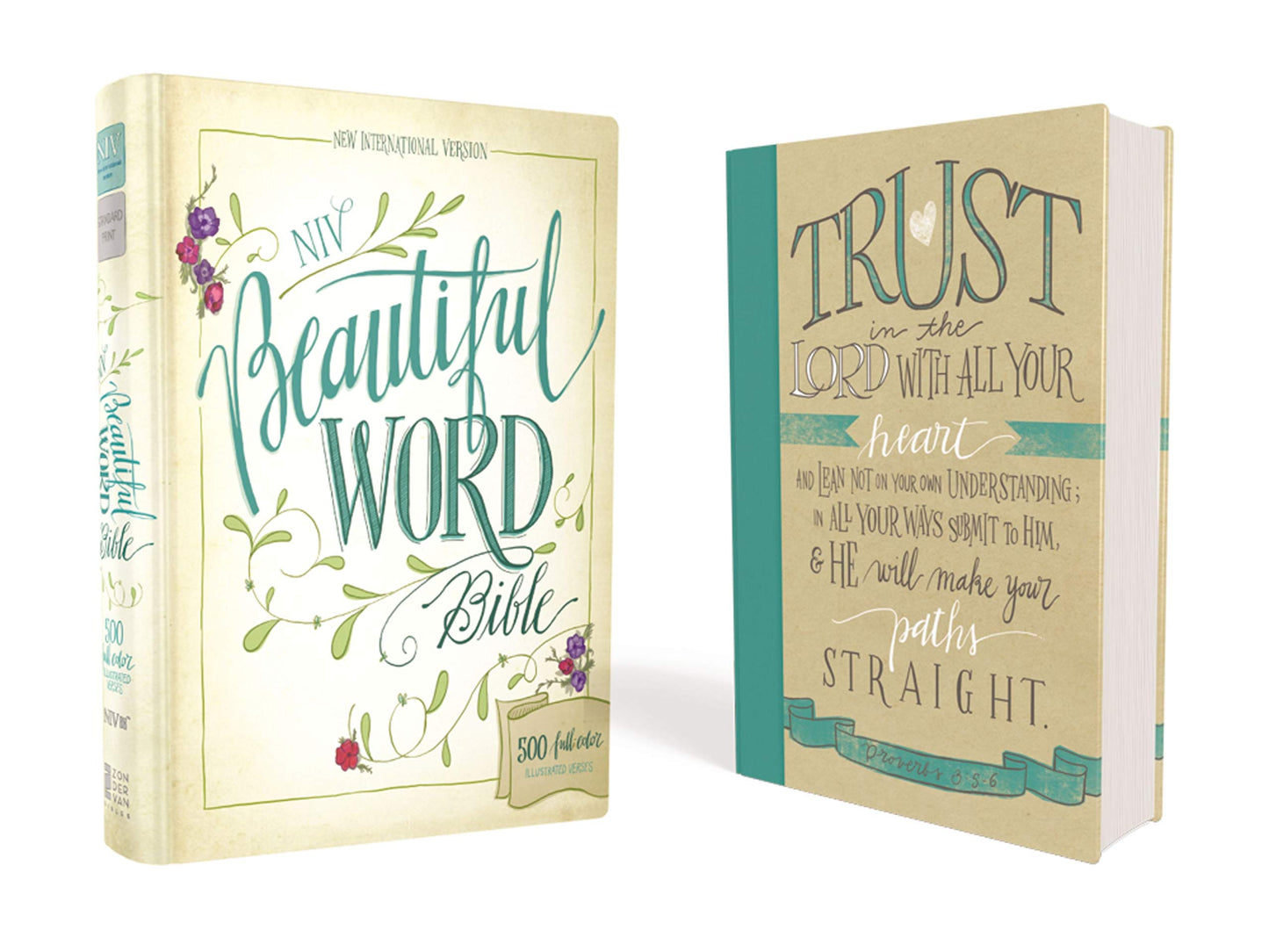 NIV, Beautiful Word Bible, Hardcover: 500 Full-Color Illustrated Verses