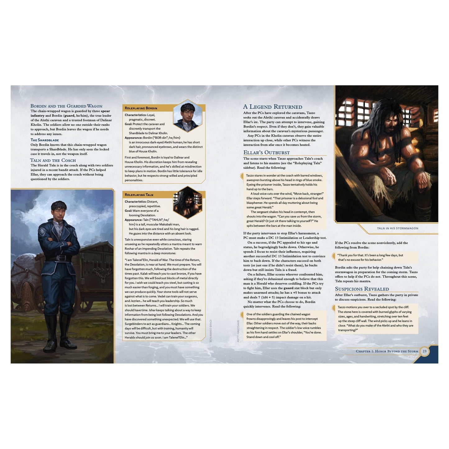 Cosmere RPG - Stormlight Archive Stonewalkers Adventure by Brotherwise Games  Ages 14+  3-7 Players  Epic Campaign Across Roshar, 1st-8th Level ... Herald Mysteries & High-Storm Exploration