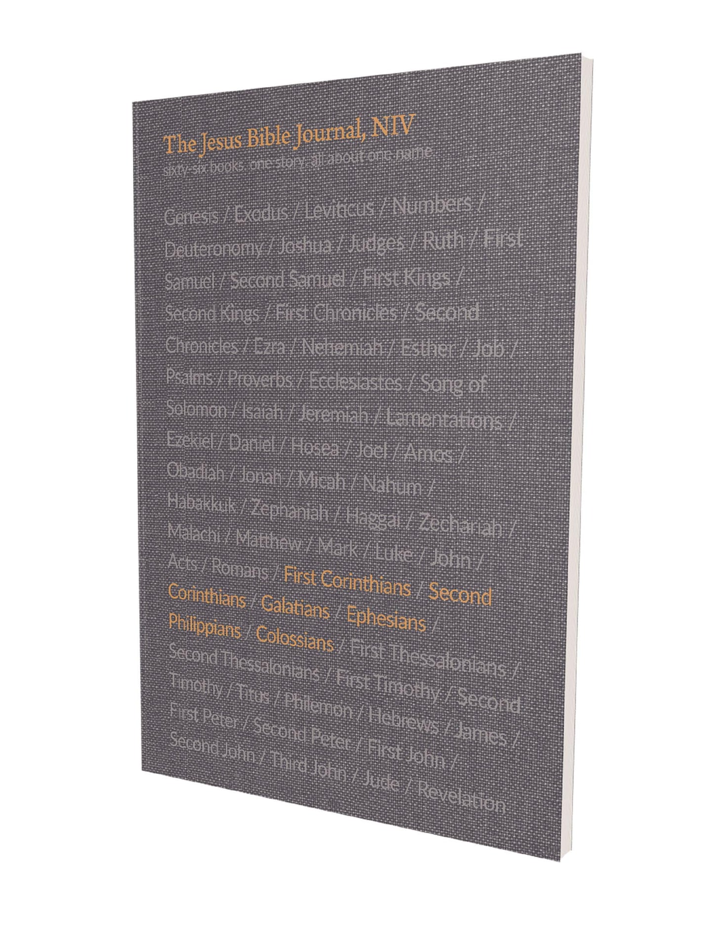 The Jesus Bible Journal, 1 Corinthians - Colossians, NIV, Paperback, Comfort Print