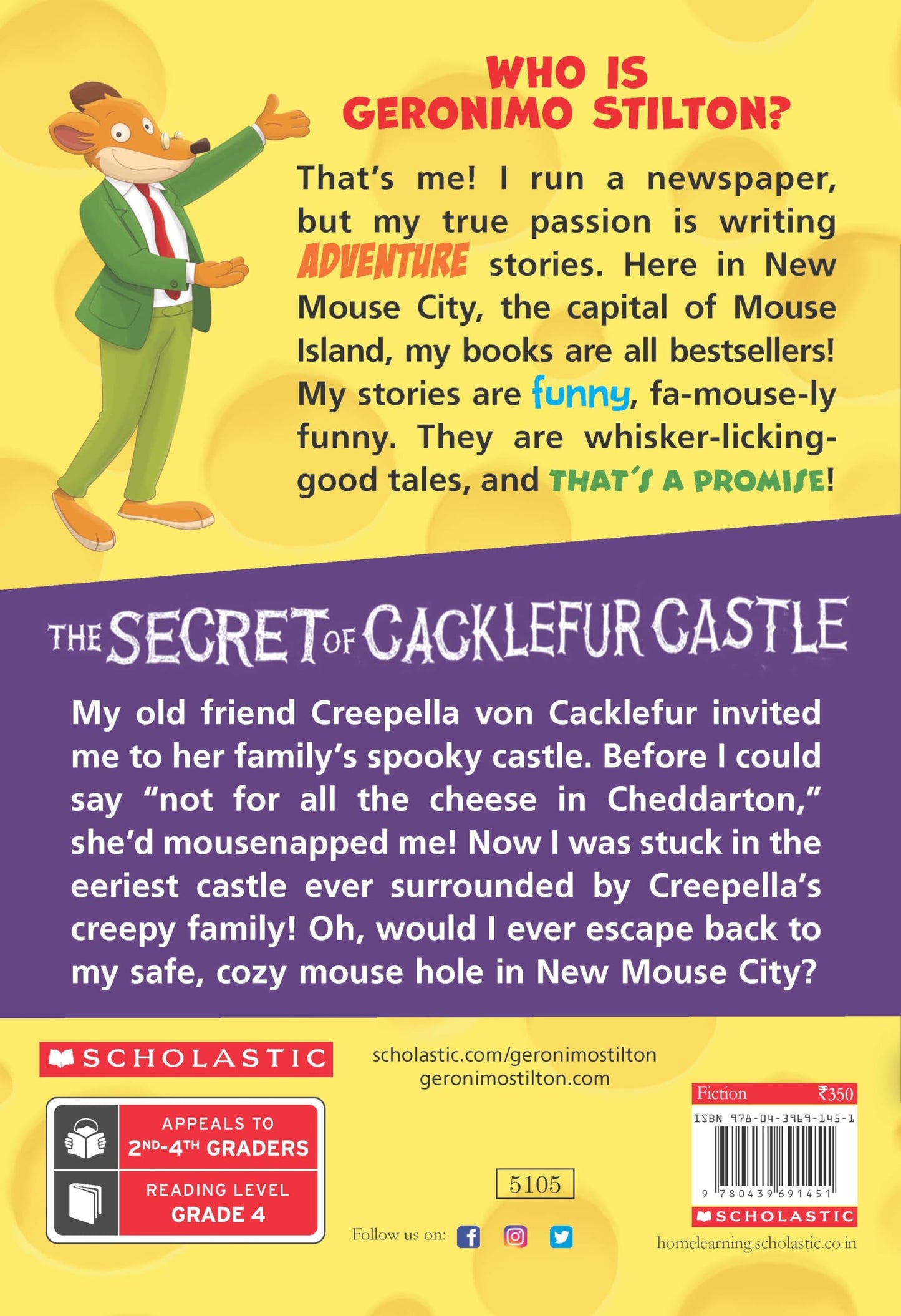 The Secret of Cacklefur Castle (Geronimo Stilton, No. 22)