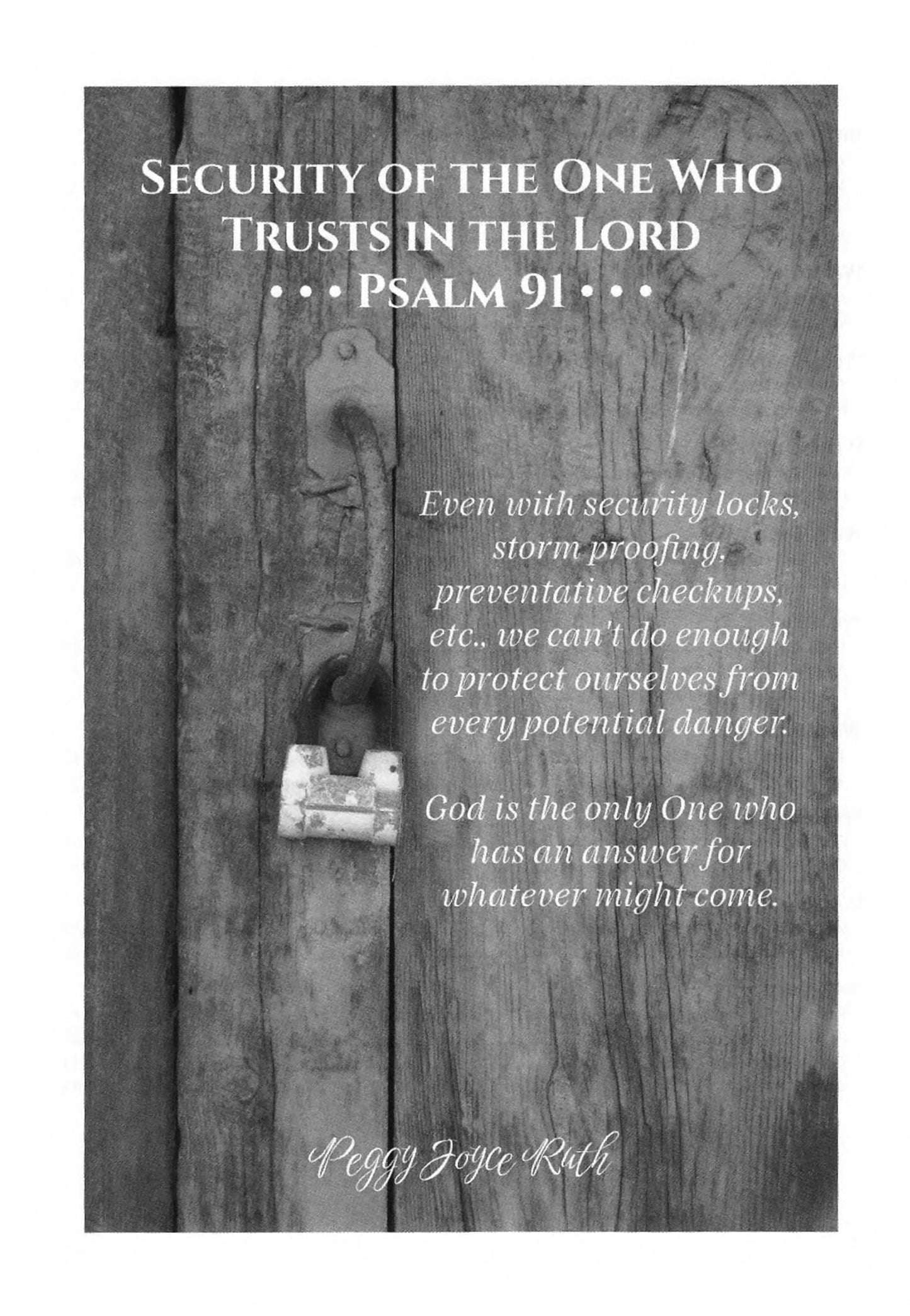 STUDY GUIDE Psalm 91 - God's Umbrella of Protection