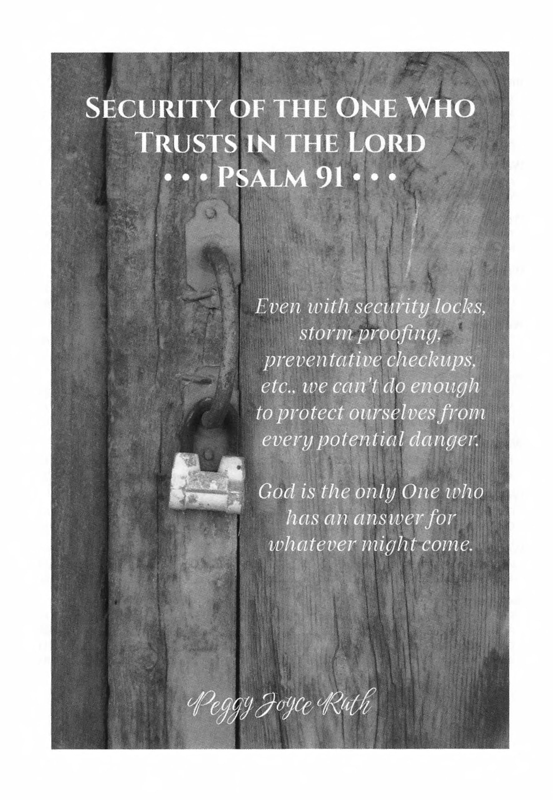 STUDY GUIDE Psalm 91 - God's Umbrella of Protection