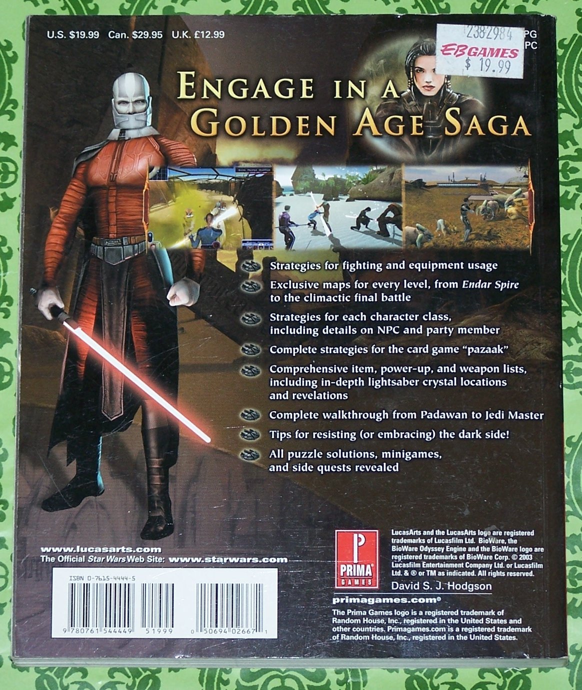 Star Wars: Knights of the Old Republic Prima's Official Strategy Guide