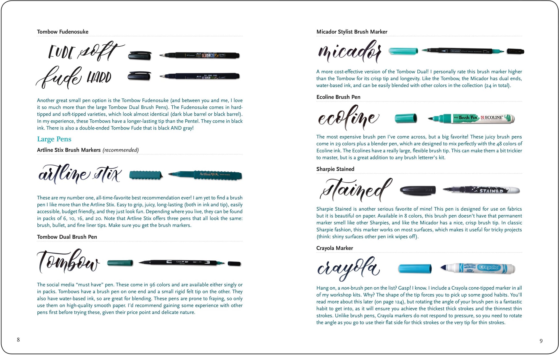 Brush Lettering from A to Z: A Fun and Comprehensive Guide to Creating Modern Calligraphy with a Brush Pen