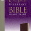 King James Version Reference Bible, Giant Print, Leather Loo