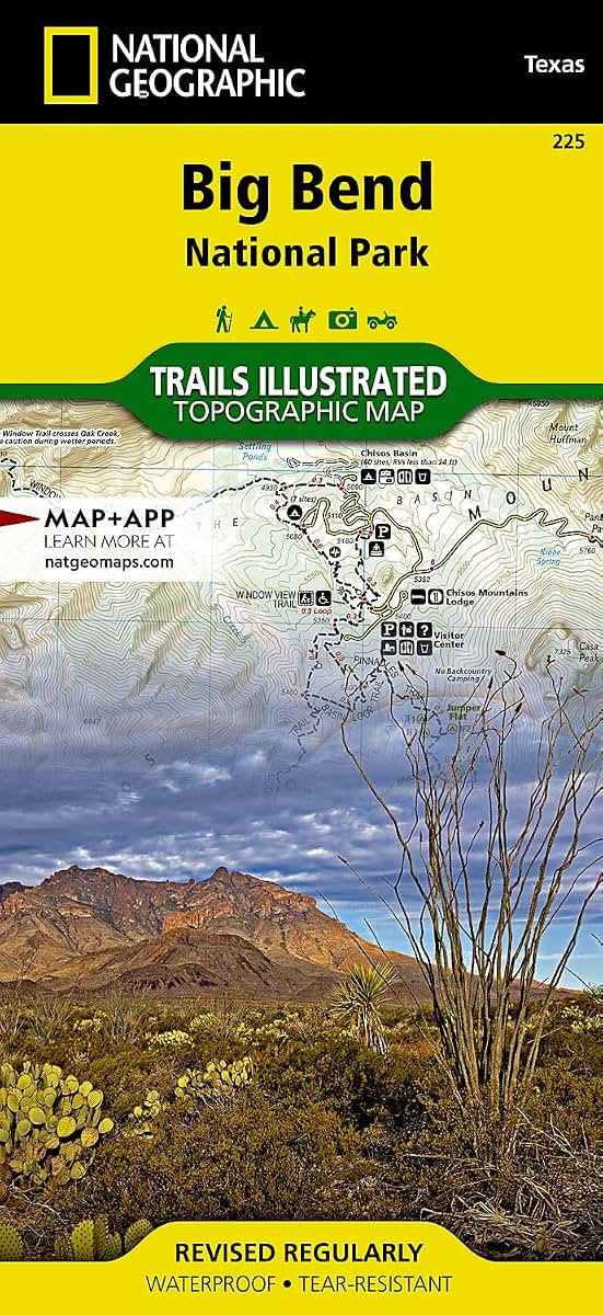 Big Bend National Park Map (National Geographic Trails Illustrated Map, 225)