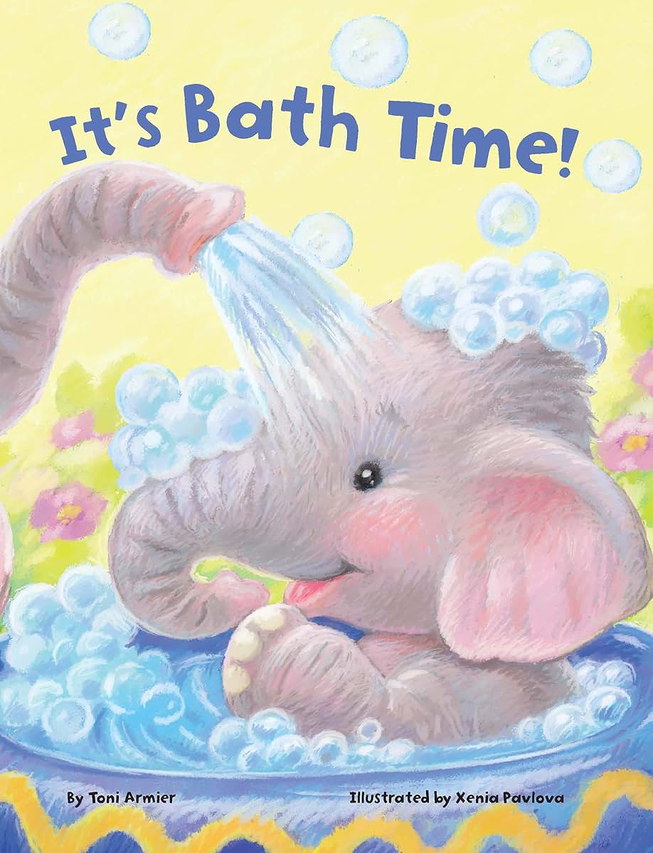 It's Bath Time - Children's Padded Board Book - Bedtime Story