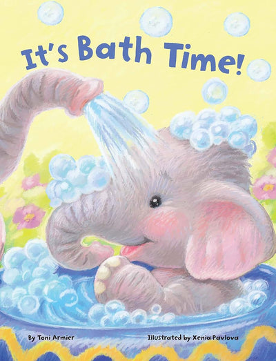 It's Bath Time - Children's Padded Board Book - Bedtime Story