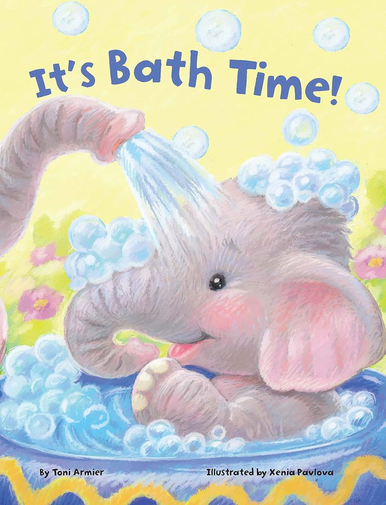 It's Bath Time - Children's Padded Board Book - Bedtime Story