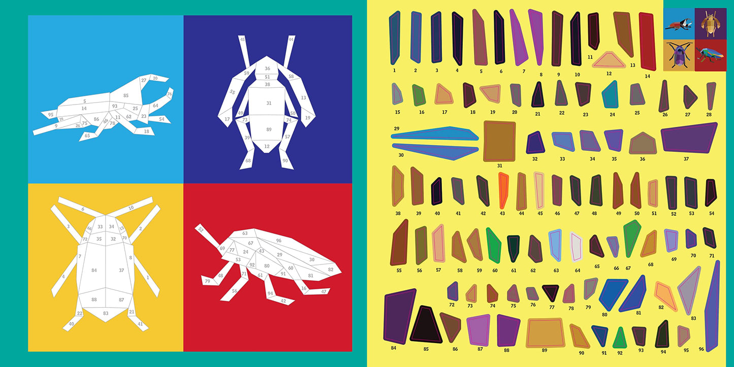 Paint by Sticker Kids (Official): Beautiful Bugs: Create 10 Pictures One Sticker at a Time! (Kids Activity Book, Sticker Art, No Mess Activity, Keep Kids Busy)