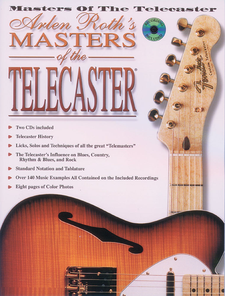 Arlen Roth's Masters of the Telecaster: Book & 2 CDs