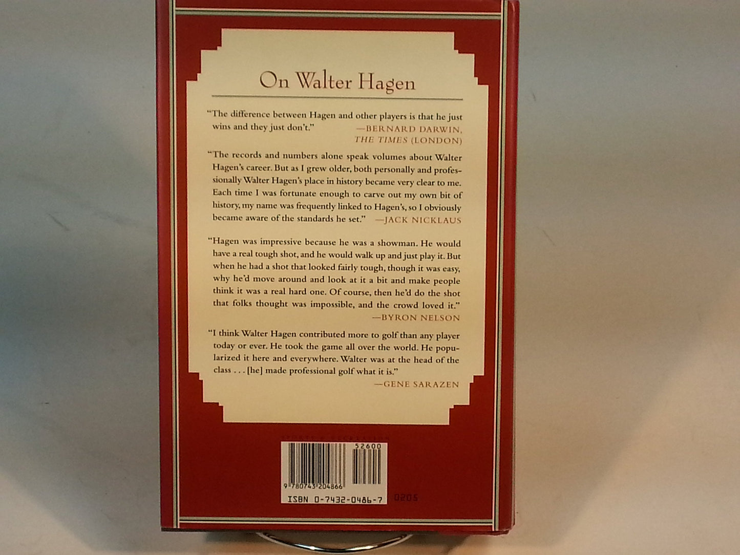 Sir Walter: Walter Hagen and the Invention of Professional Golf