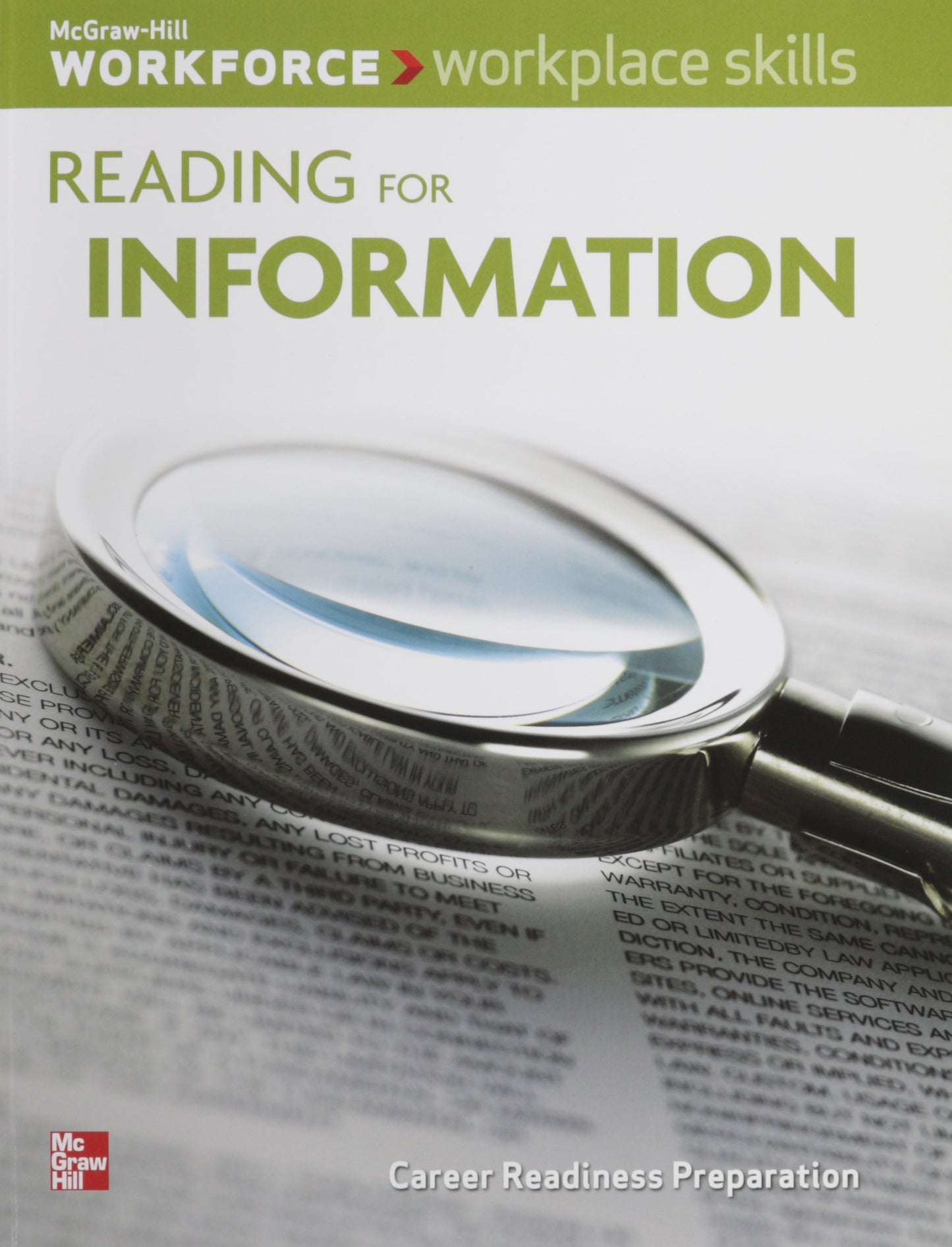 Workplace Skills: Reading for Information, Student Workbook (WORKFORCE)