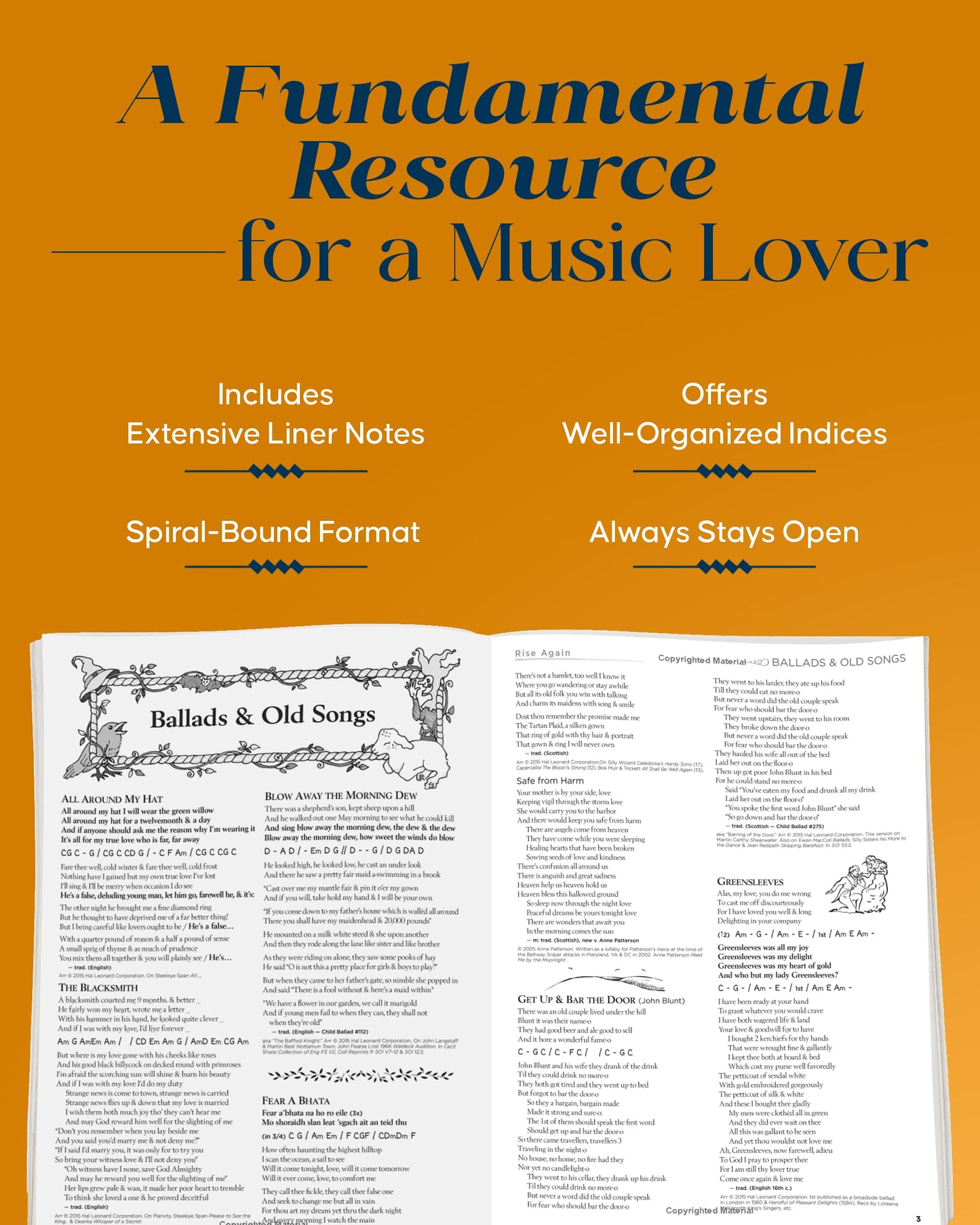 Rise Again Songbook: Words & Chords to Nearly 1200 Songs 7-1/2x10 Spiral-Bound - Sing Along Book with Traditional Folk Music, Popular Songs, Campfire Songs