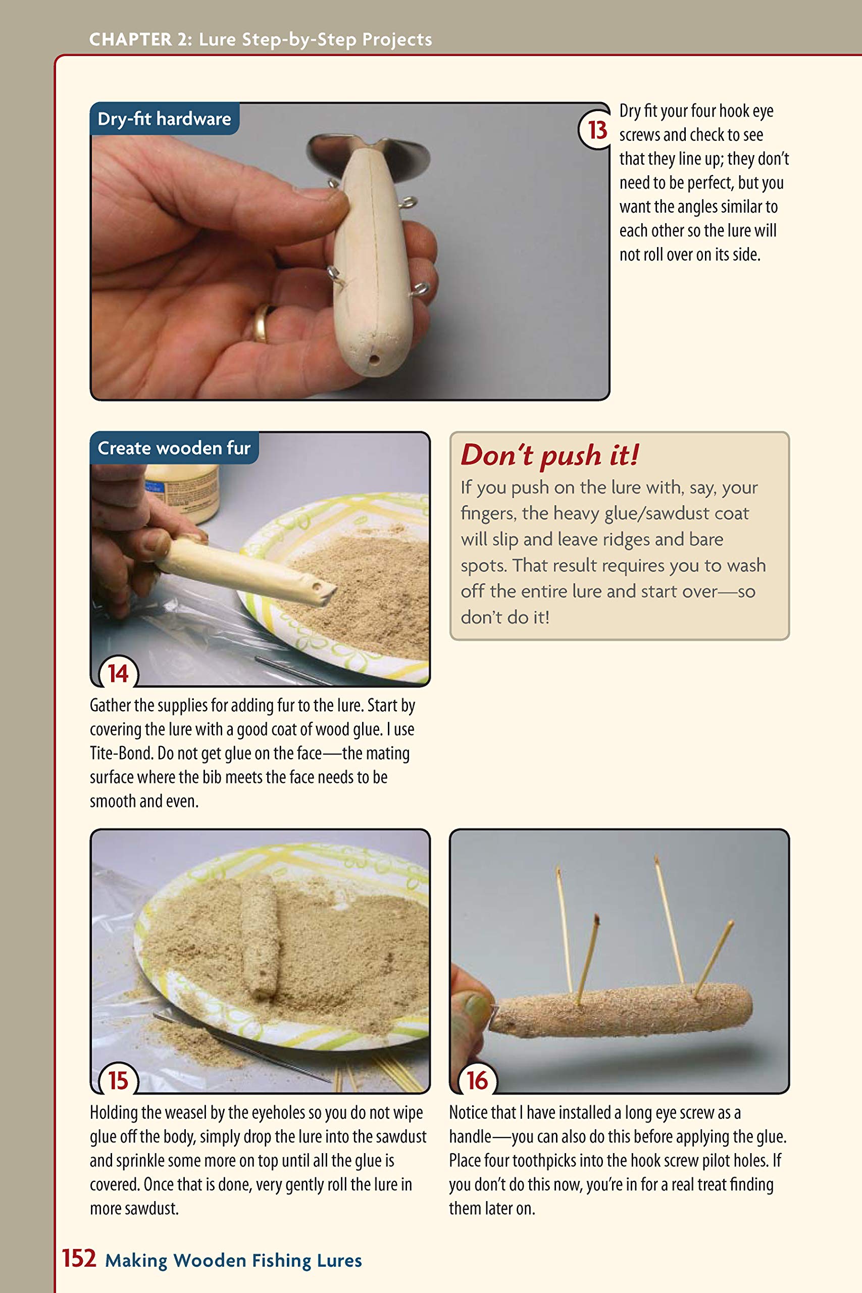 Making Wooden Fishing Lures: Carving and Painting Techniques that Really Catch Fish (Fox Chapel Publishing) 11 Step-by-Step Projects for Crawlers, Chasers, Wigglers, & More with Clear, Expert Advice