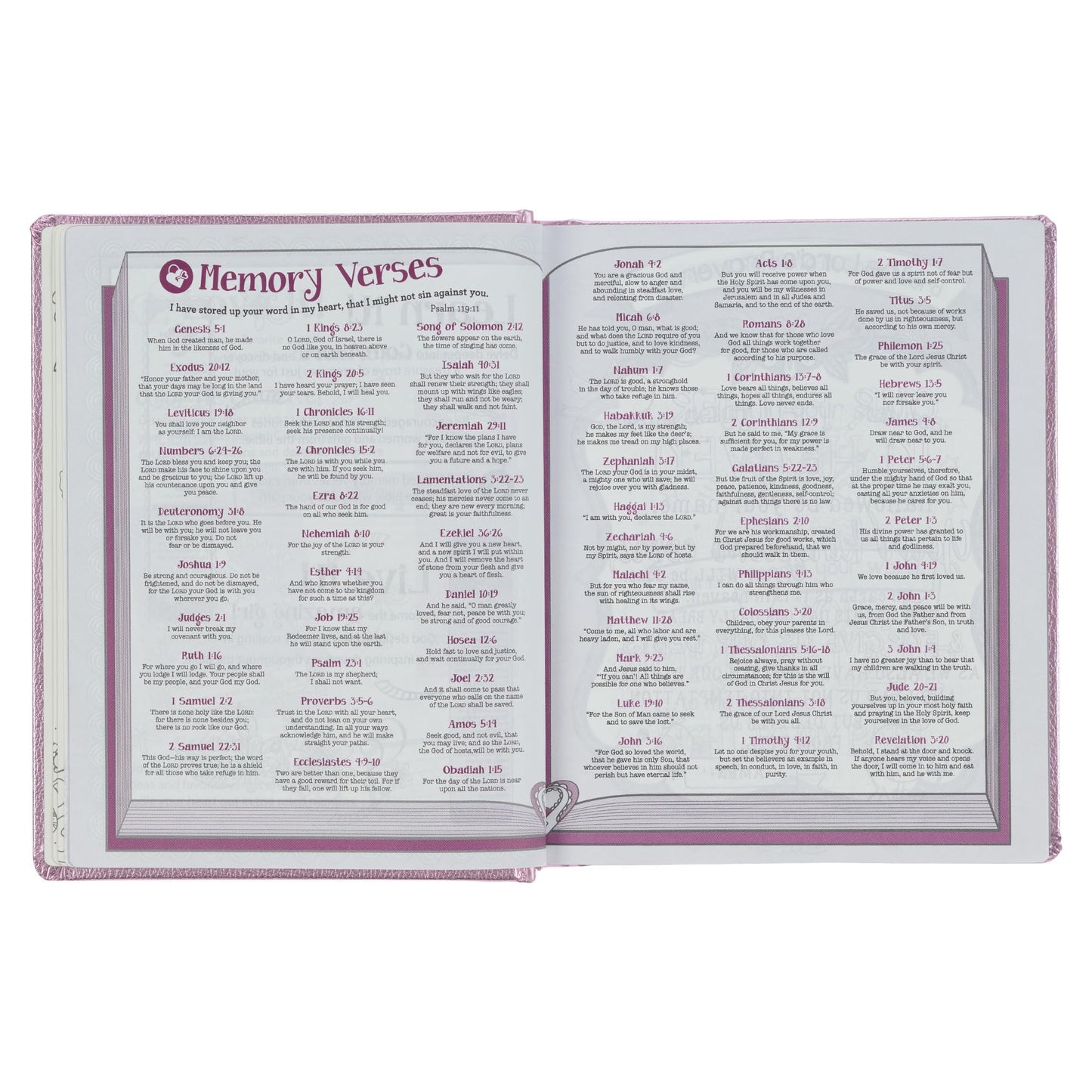 ESV Holy Bible, My Creative Bible For Girls, Faux Leather Hardcover w/Ribbon Marker, Illustrated Coloring, Journaling and Devotional Bible, English ... Metallic Pink (ESV Creative Editions Girls)