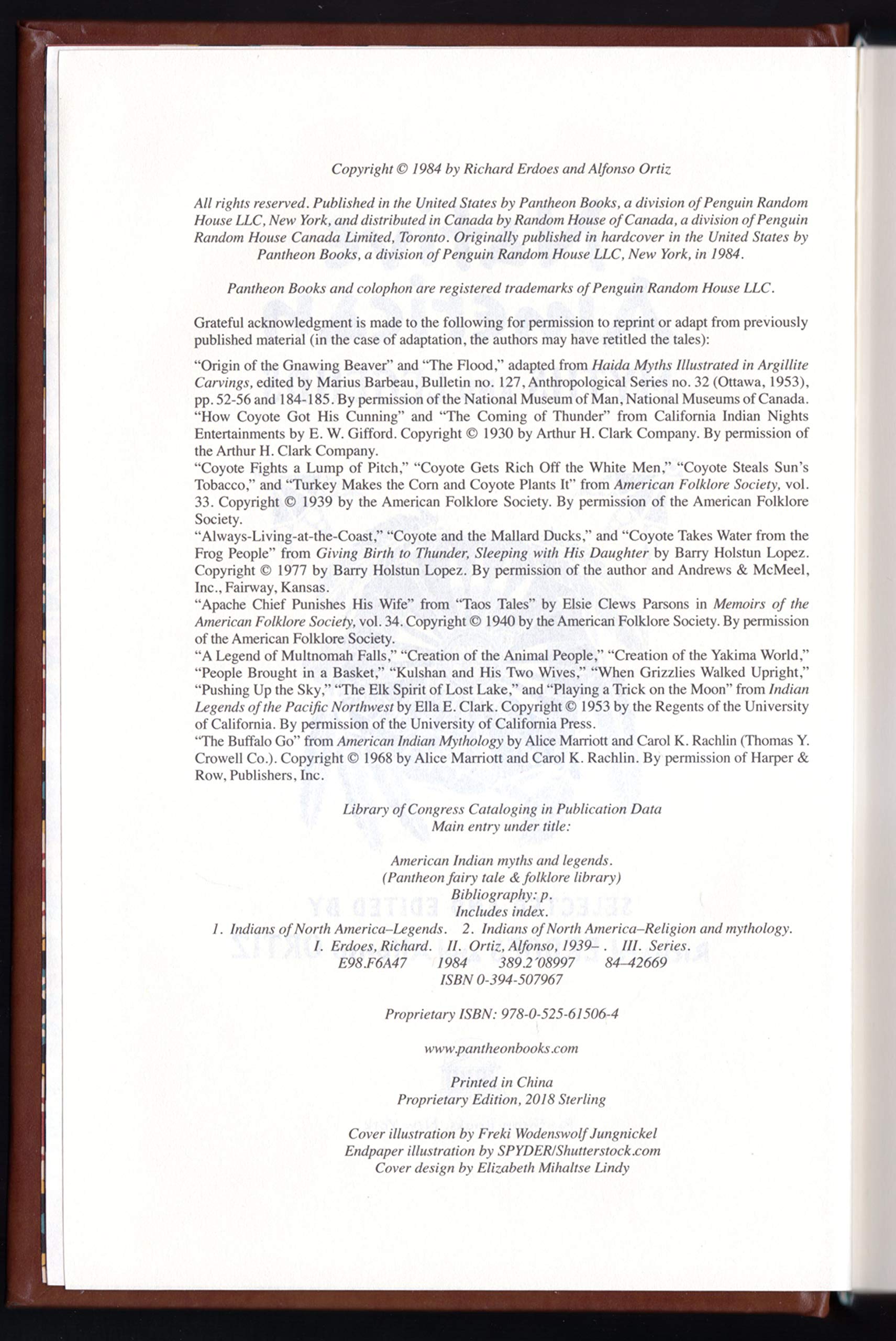 Native American Myths and Legends (Collectible Editions)