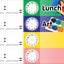 Daily Schedule Pocket Chart, Blue