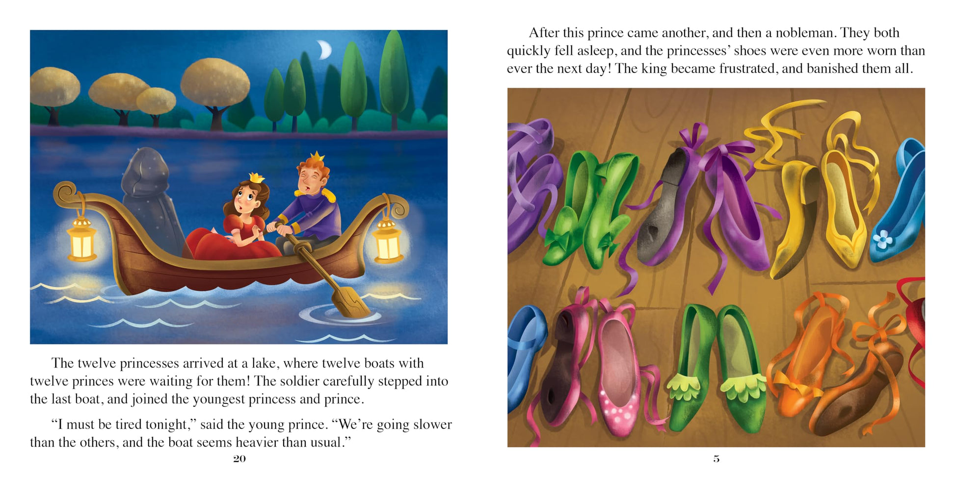 Phidal Twelve Dancing Princesses Little Classics - Stories for kids, 24-page storybook