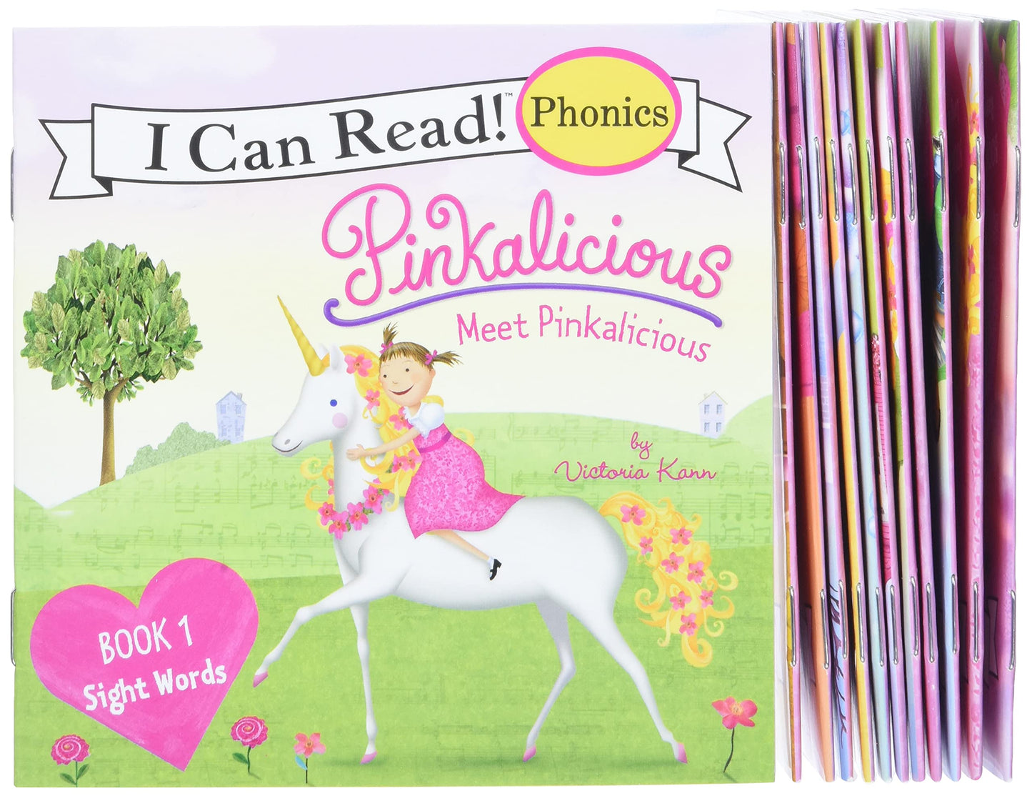 Pinkalicious 12-Book Phonics Fun!: Includes 12 Mini-Books Featuring Short and Long Vowel Sounds - Early Reader Collection for Sight Words and Literacy Development (Ages 3-6) (I Can Read Phonics Fun)