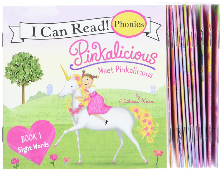 Pinkalicious 12-Book Phonics Fun!: Includes 12 Mini-Books Featuring Short and Long Vowel Sounds - Early Reader Collection for Sight Words and Literacy Development (Ages 3-6) (I Can Read Phonics Fun)