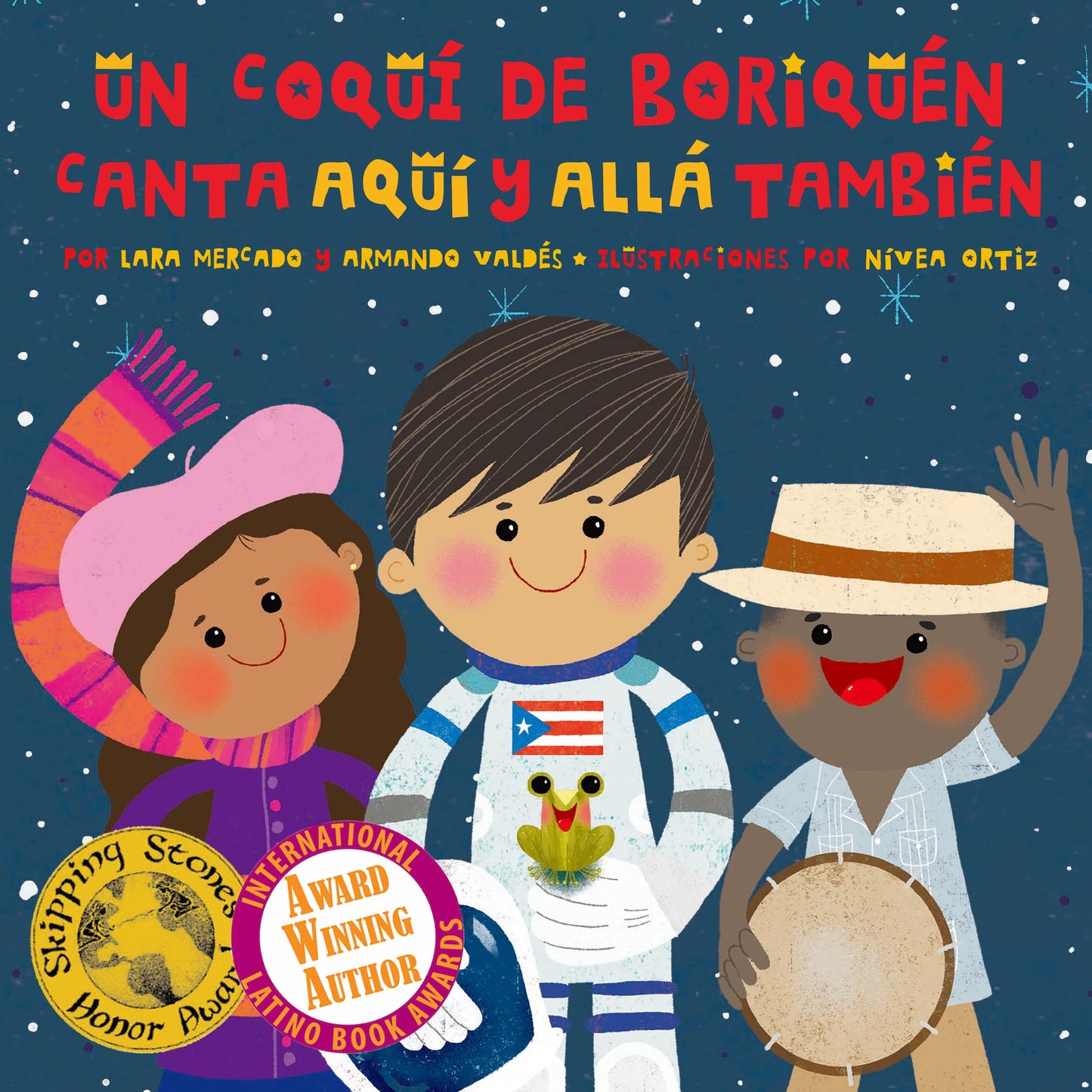 Un Coqu de Boriqun Canta Aqu y All Tambin (Spanish and English edition)