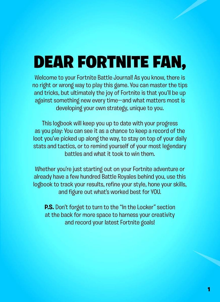Fortnite (Official): Battle Journal (Official Fortnite Books)
