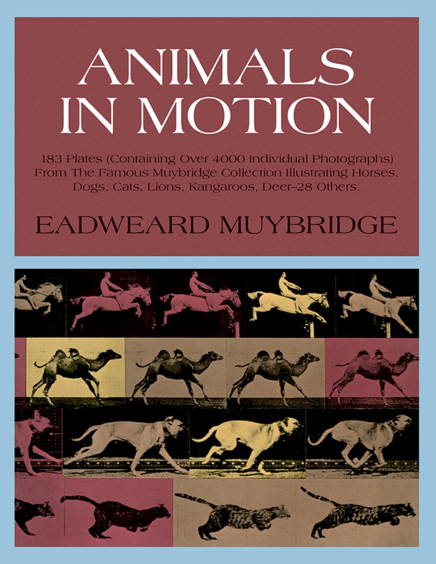 Animals in Motion (Dover Anatomy for Artists) by Muybridge,