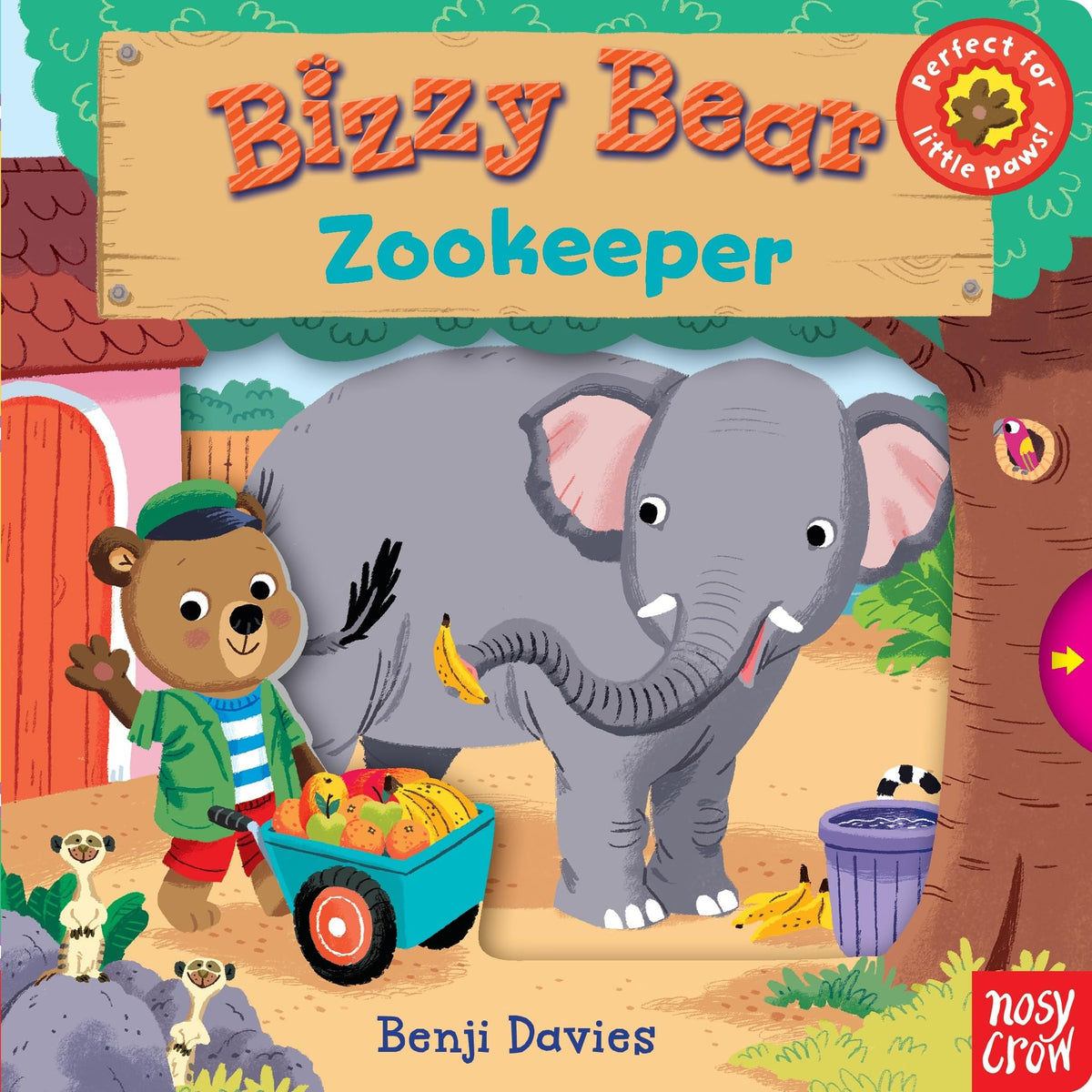 Bizzy Bear: Zookeeper: (Interactive Zoo Animal Board Book for Toddlers - With Sturdy Tabs and Slides to Push and Pull)