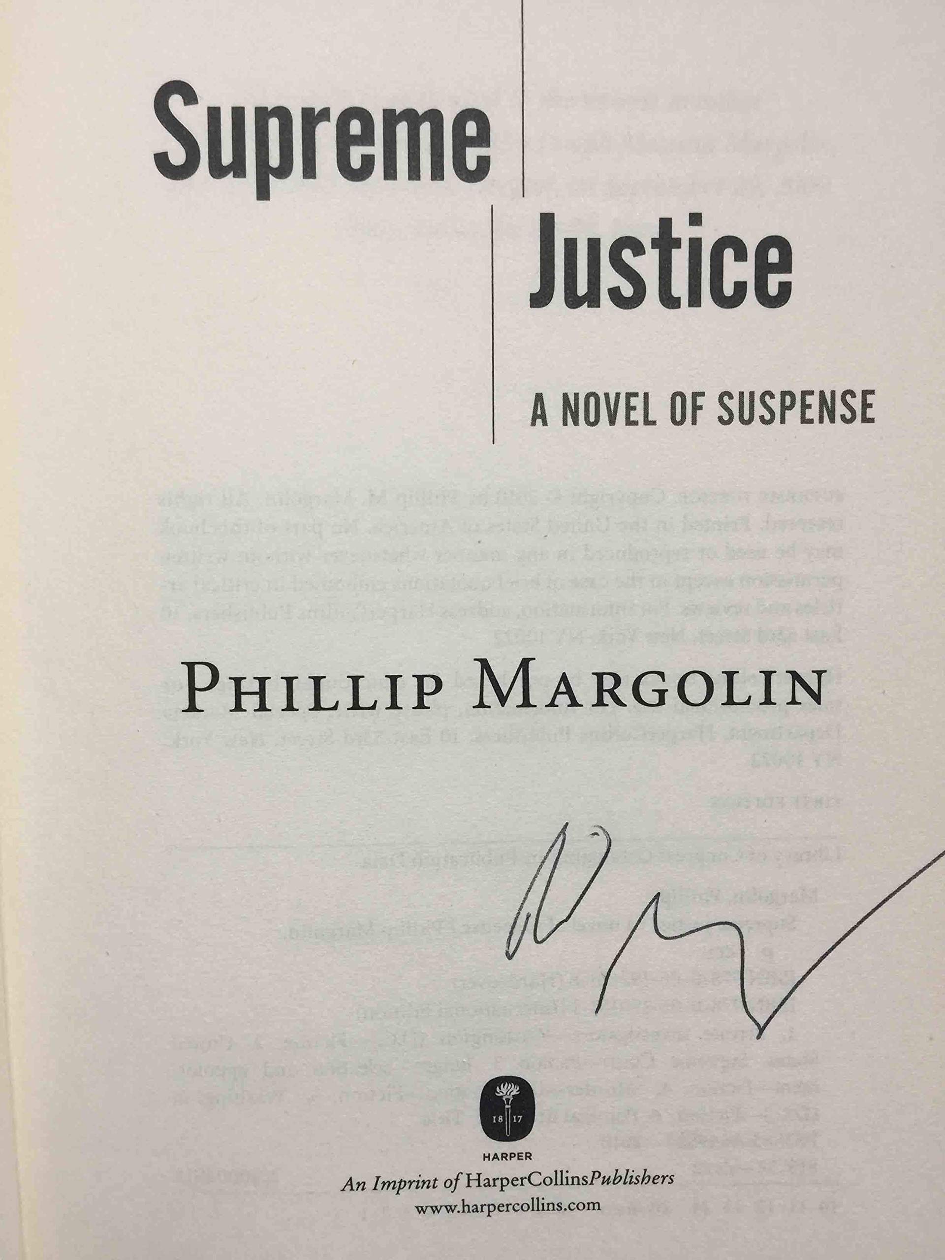 Supreme Justice: A Novel of Suspense