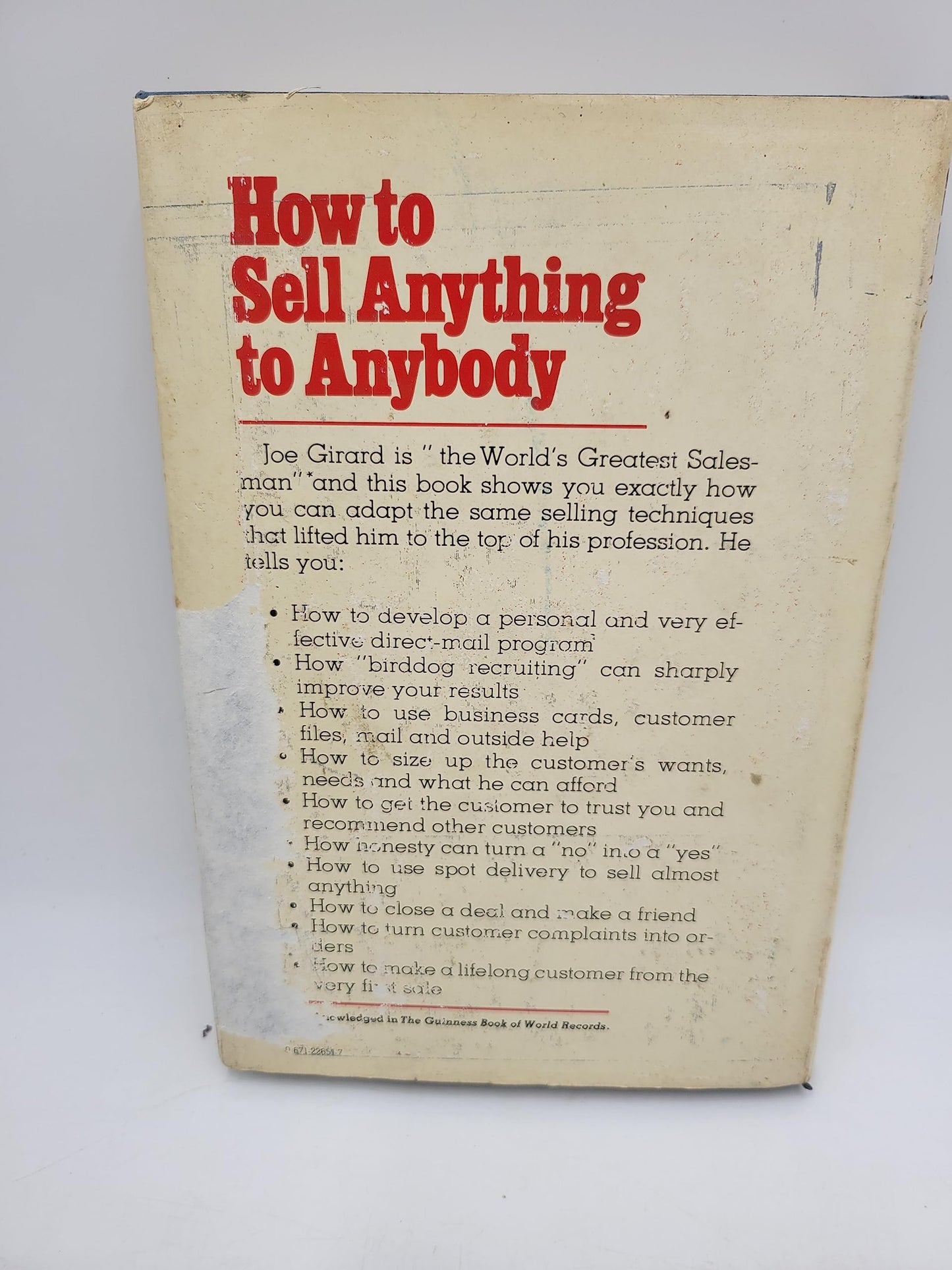 How to Sell Anything to Anybody by Girard, Joe