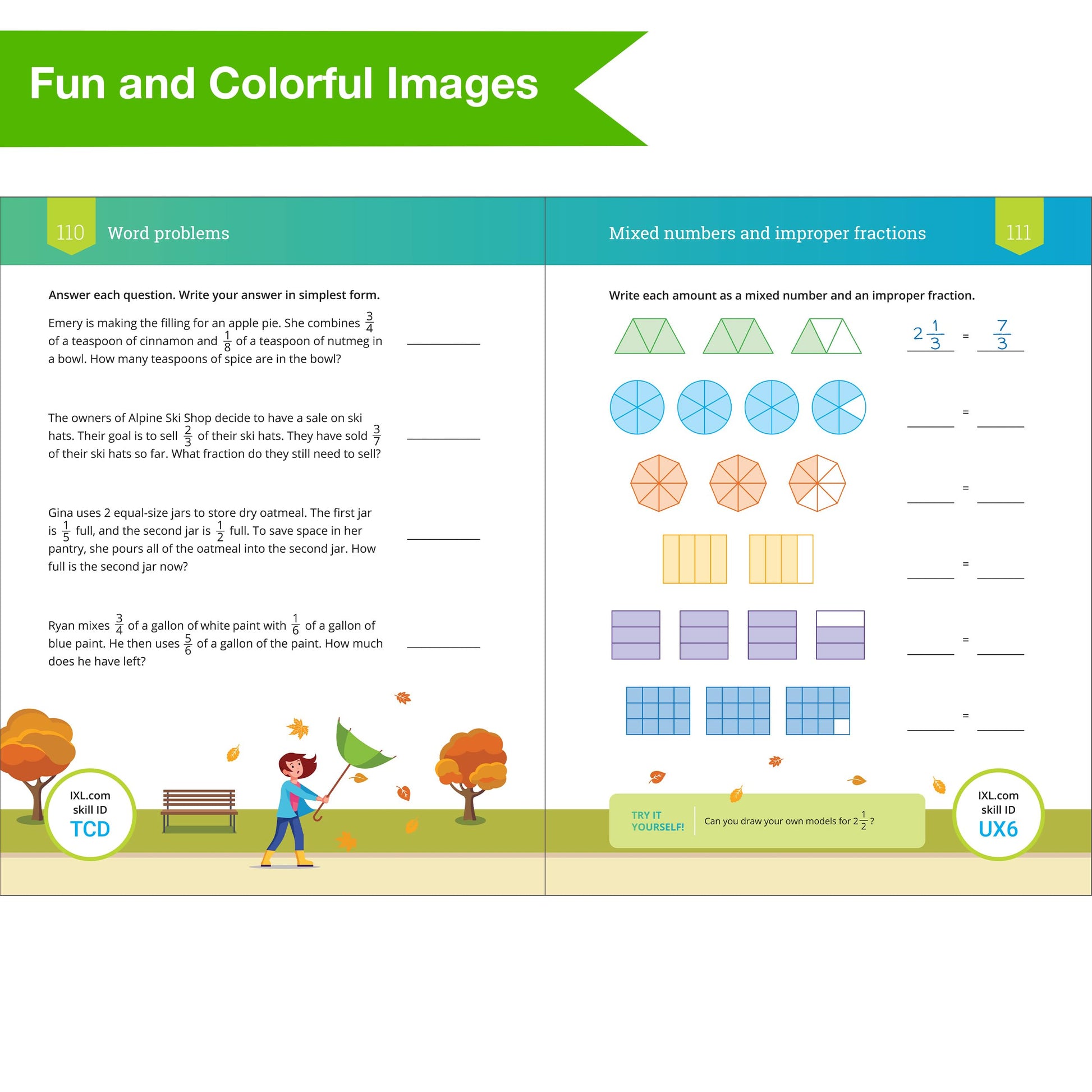 IXL The Ultimate 5th Grade Math Workbooks, Mathematics Book for Kids Ages 10-11 Covering Multiplication, Division, Fractions, Decimals, Geometry, and More