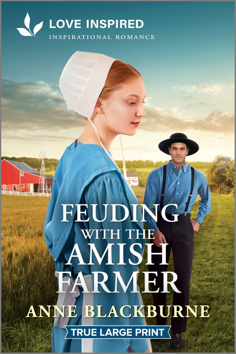 Feuding with the Amish Farmer: An Uplifting Inspirational Romance (Love Inspired (Large Print))