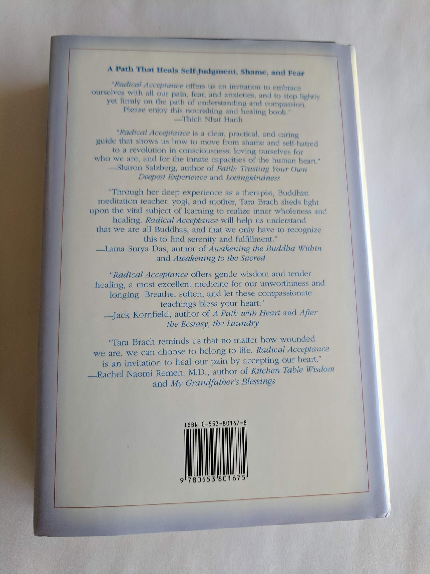 Radical Acceptance: Embracing Your Life with the Heart of a Buddha